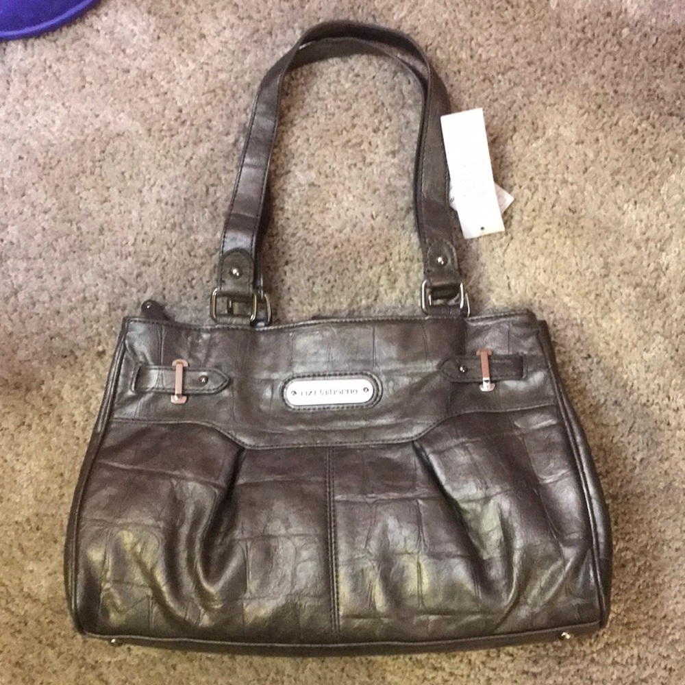 Liz Claiborne pewter bag